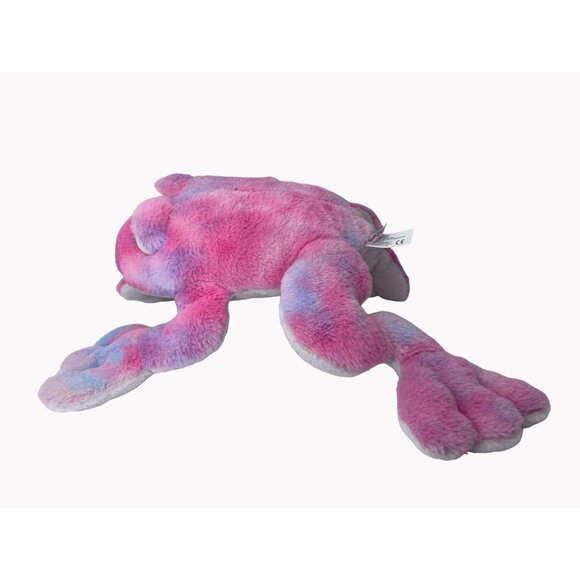 Squishmallow 22" Jumbo Large tye dye Frog Plush Pink Glitter Eyes Original - Picture 4 of 10